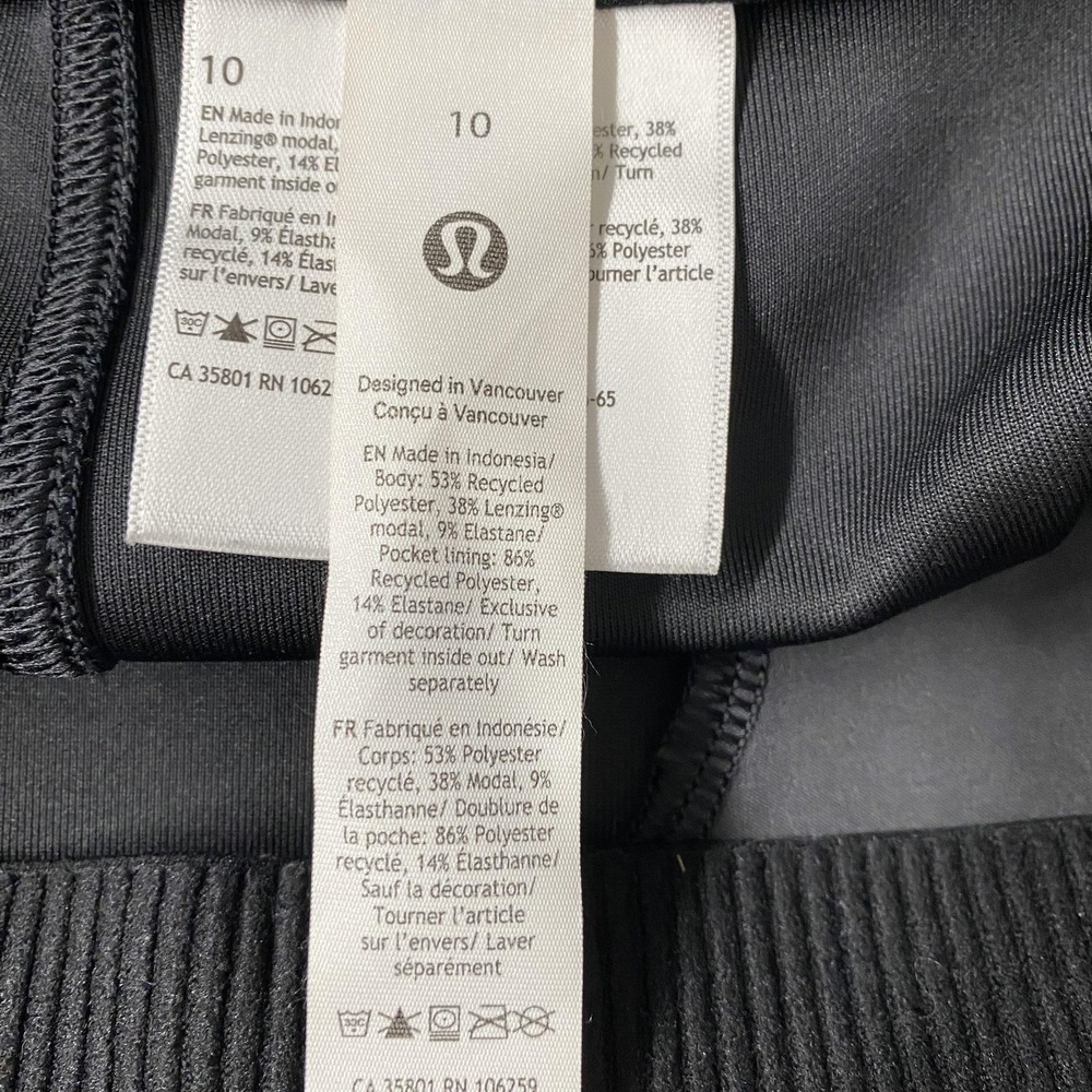 Lululemon Skirt Womens 10 Gray Stretch Jersey Midi Pencil Pull On Pockets Slit - Picture 5 of 11
